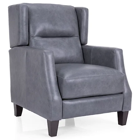Contemporary Wing Chair with Power Recline and USB Port